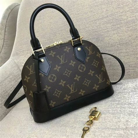 louis vuitton alma monogram bb brown stores|Louis Vuitton Alma mini.